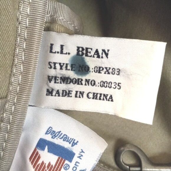 LL Bean Ameribag Unisex Healthy Back Bag Sling Backpack Suede Leather Vintage - Picture 10 of 12